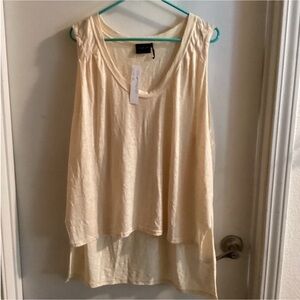 NWT Urban Outfitters Yellow Lightweight Hi Lo Top XL. Brand is Out From Under